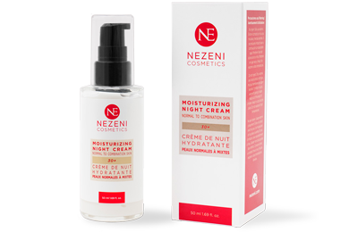 Nezeni Cosmetics Crema Hidratante Noche Colágeno + AH + Elastina 30+