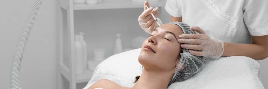 Mesoterapia facial para Quitar Las Arrugas De La Frente